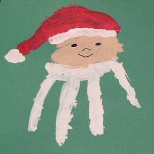 Handprint Santa Craft