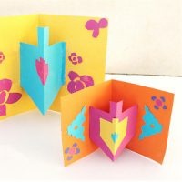 Hanukkah Dreidel Pop Up Card