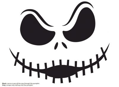 Make A Jack Skellington Pumpkin