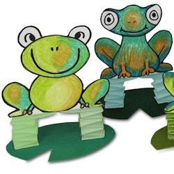 jumping frog craft