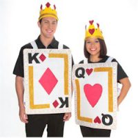 King & Queen Card Costume