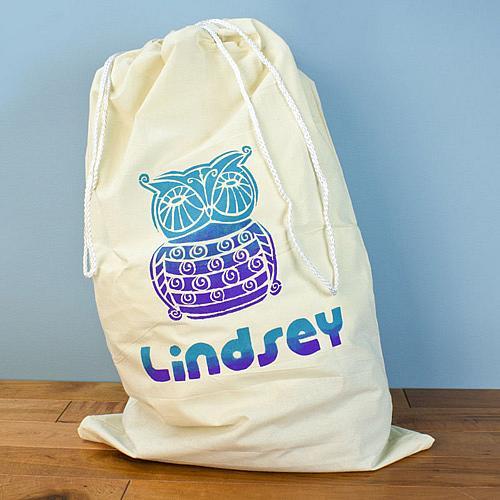 Laundry Bag with Owl Design