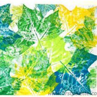 How To Make A Leaf Print