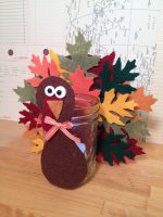 Leafy Thanksgiving Turkey Votive