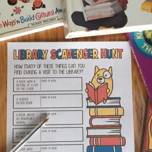 Free Printable Library Scavenger Hunt Activity