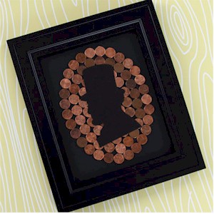 Lincoln Penny Silhouette