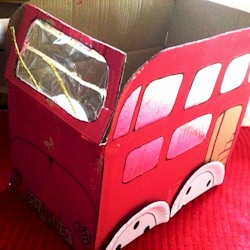 Recycled London Bus