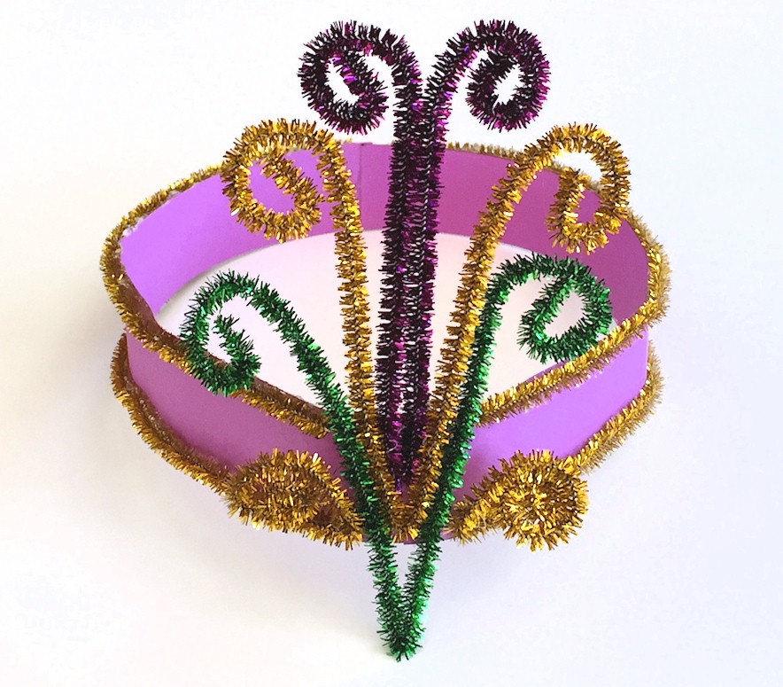 Mardi Gras Headpiece Craft
