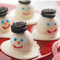 Melting Snowman Cookie Balls