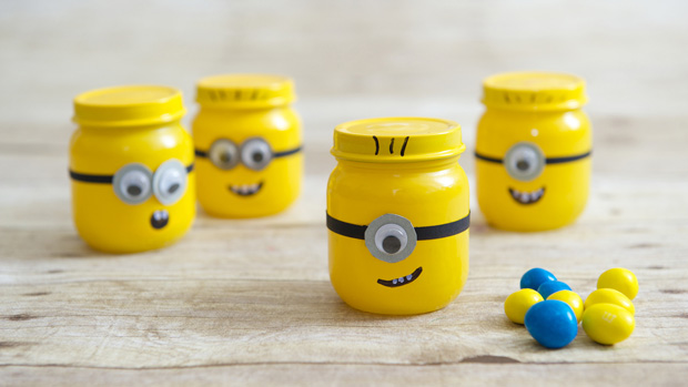 Baby Food Jar Minion Party Favors