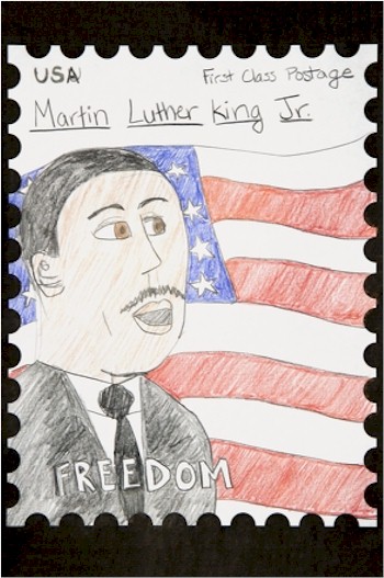 Make A Commemorative MLK Stamp