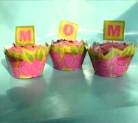 Mother’s Day Cupcake Wrapper and Decoration