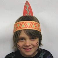 Printable Native American Headdress