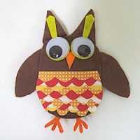 Egg Carton Owl