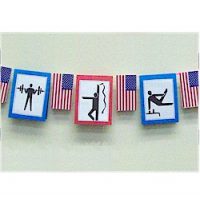 Summer Olympic Garland