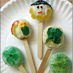 St Paddys Day Cookie Pops