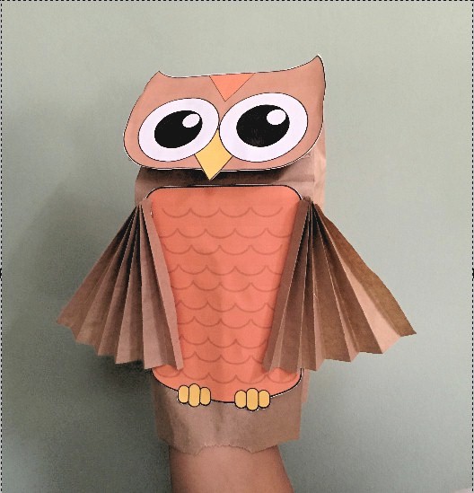 Printable Paper Bag Puppet Template | Paper bag puppets, Paper bag crafts, Paper  bag