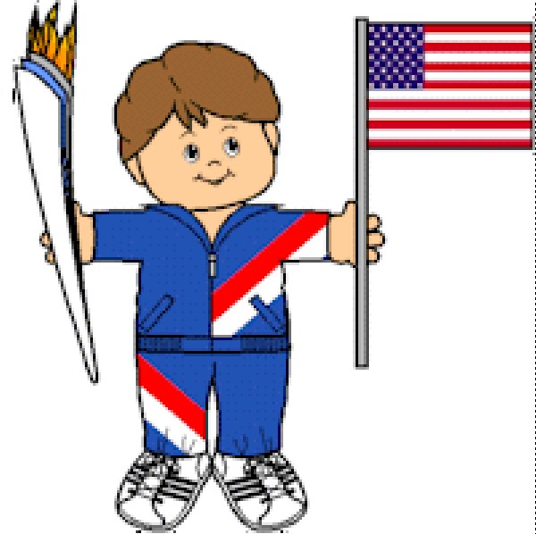 Playtime Paper Doll Olympic Torch Bearer