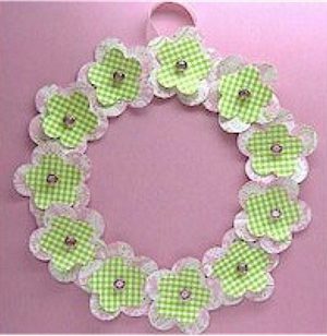 Paper Flower Wreath