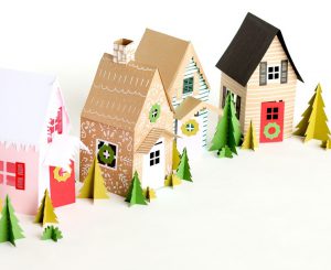 Holiday Houses Made From Paper