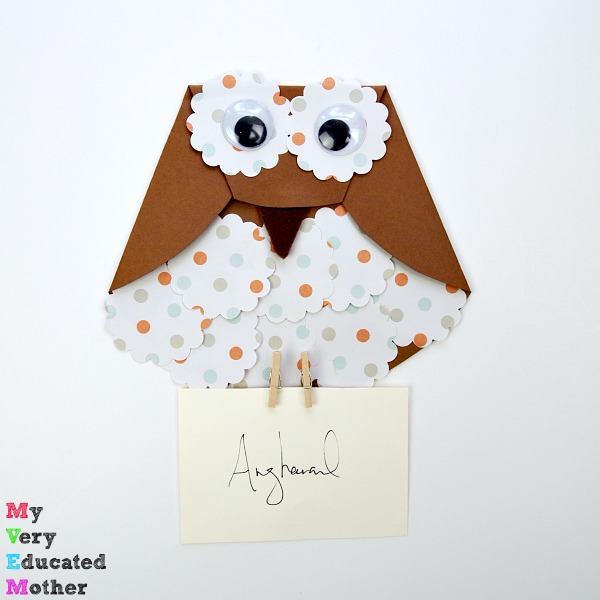 Paper Owl Letter Carrier