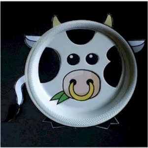 Paper Plate Bull