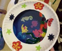 Paper Plate Seascape