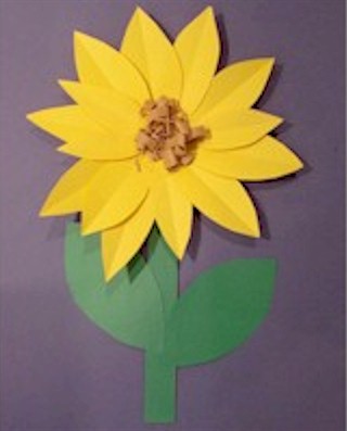 Paper Sunflowers