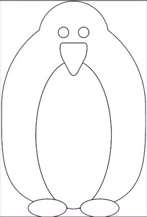 Tissue Paper Penguin