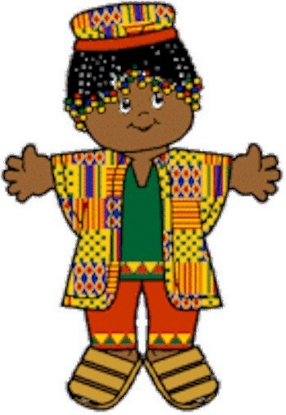 Printable Playtime Kwanzaa Paper Doll