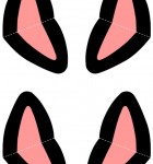 Printable Black Cat Ears