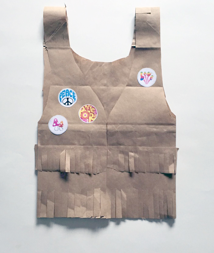 Retro Paper Bag Vest