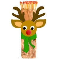 Rudolph Fireplace Matchstick Holder