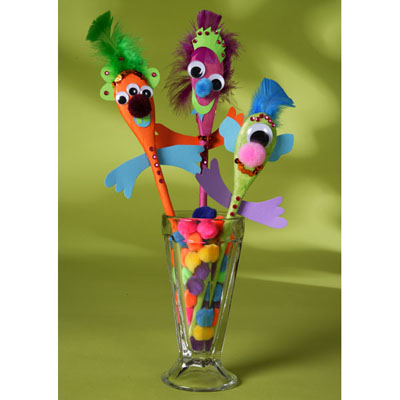 Silly Puppet Spoons