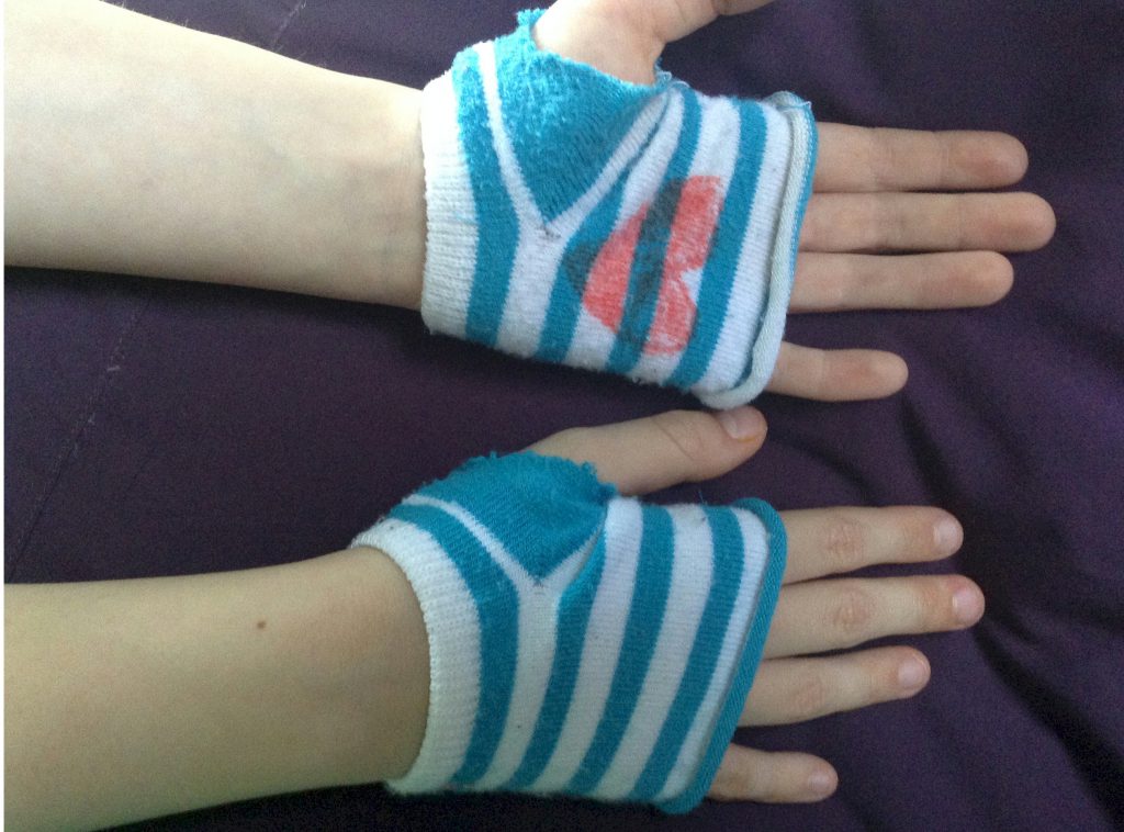 Recycled Sock Gloves