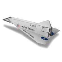 paper airplane in space nasa
