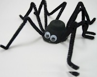 Spooky Black Spider