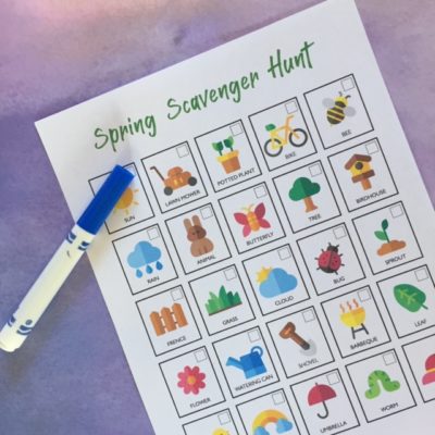 Printable Spring Scavenger Hunt