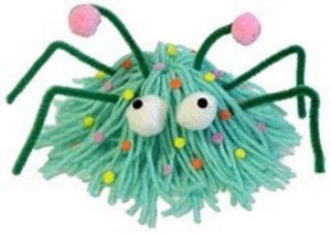 Make this fun and funky yarn bug in your favorite color