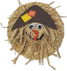 Straw Hat Scarecrow