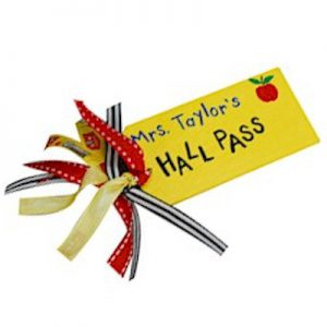 Teachers Hall Pass