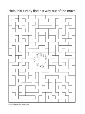 Thanksgiving Maze