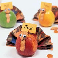 Thanksgiving Apple Placecards