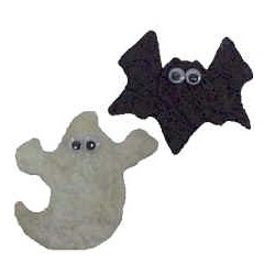 Tissue Paper Halloween Magnets
