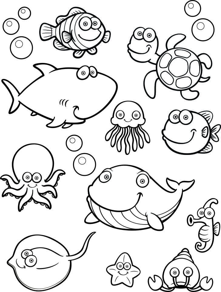 Under The Sea Template Printable Free Printable Templates