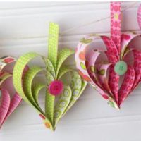 valentine heart garland