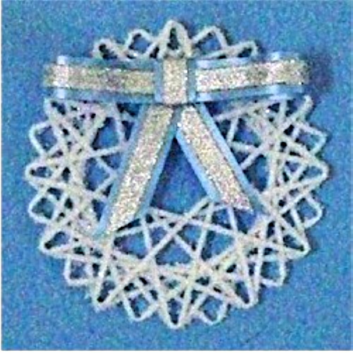 Yarn Snowflake Decoration Craft
